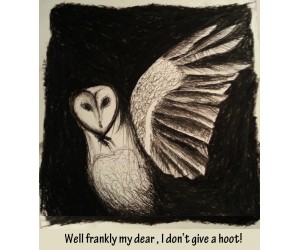 Frankly my dear, I don't give a hoot! SOLD